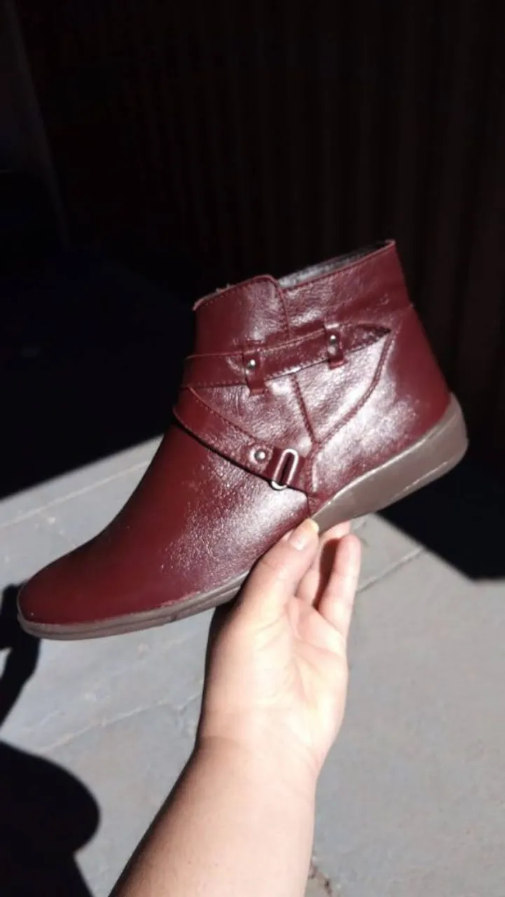 Bota Feminina Vinho