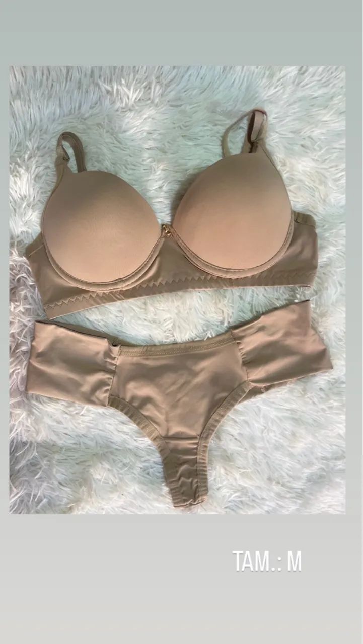Conjunto de lingerie P ao GG