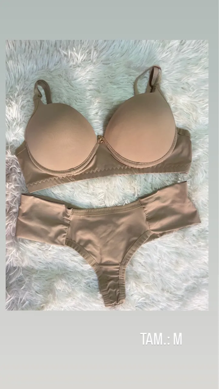 Conjunto de lingerie P ao GG