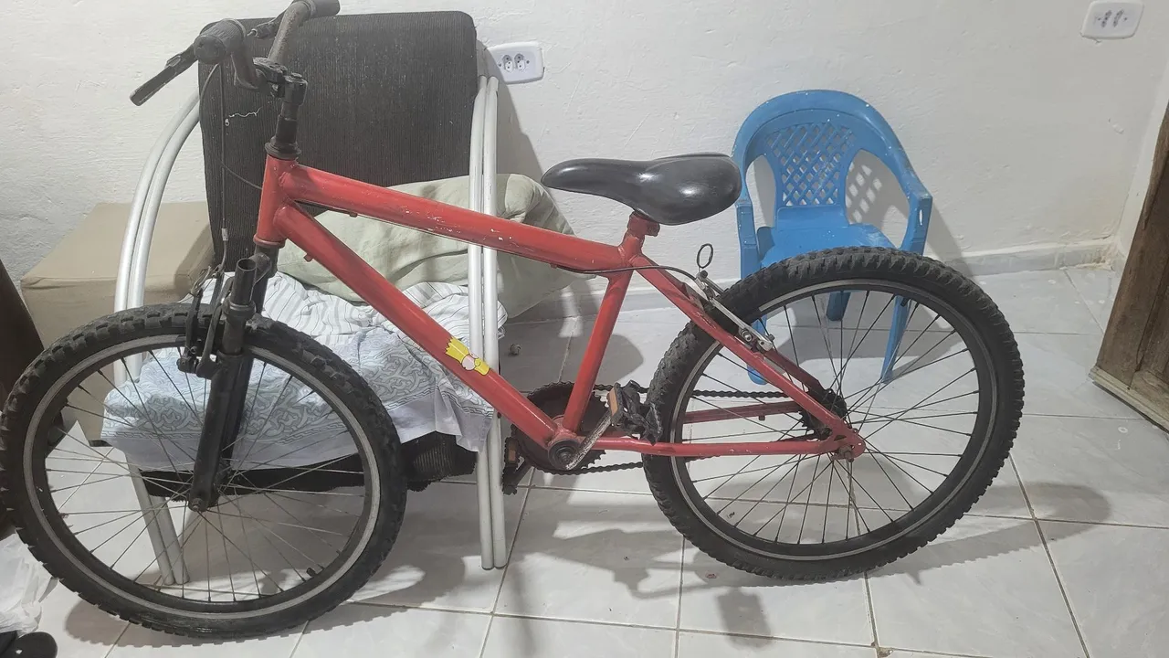 Bicicleta Aro 20 Vermelha