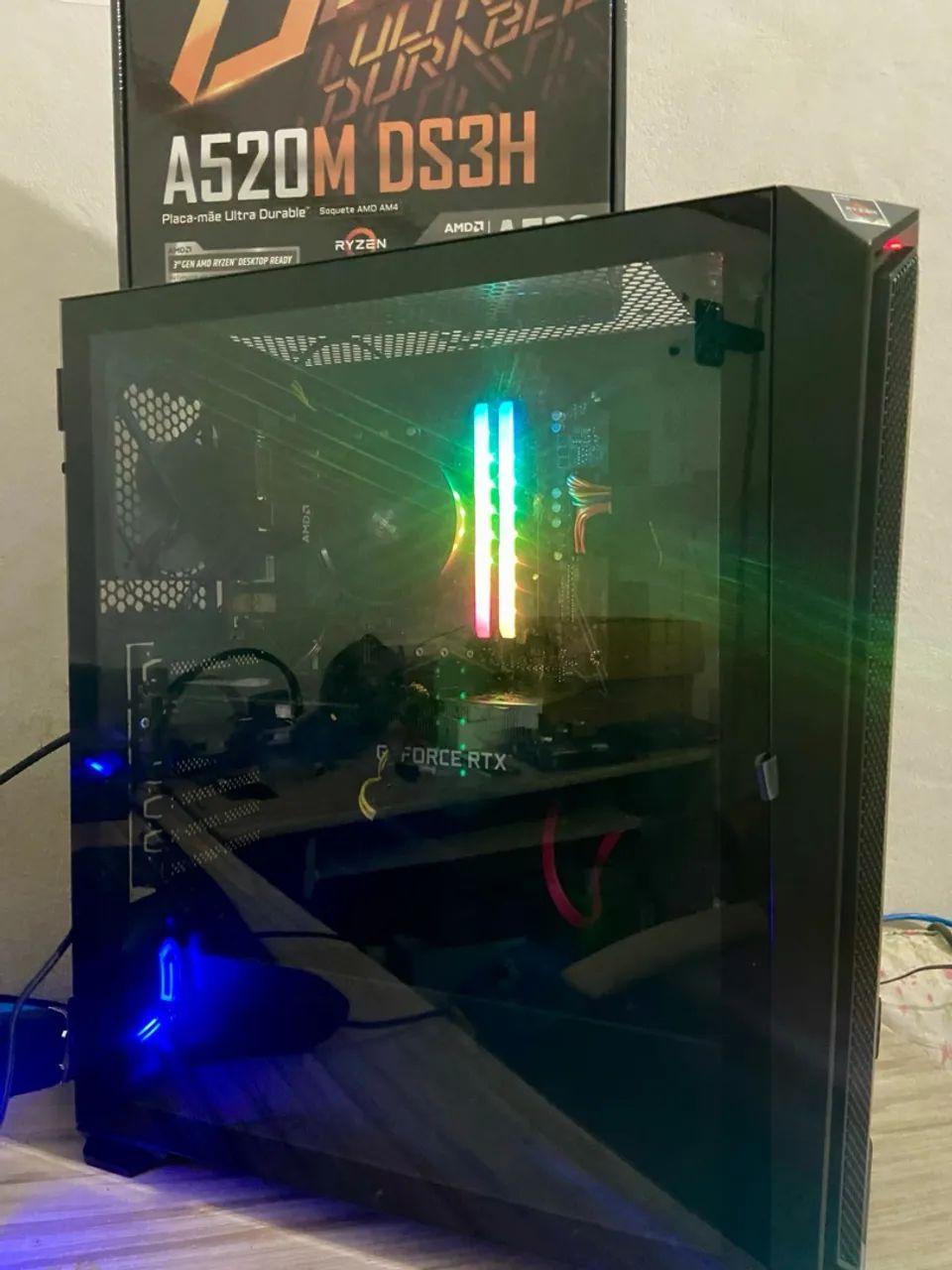 PC GAMER RYZEN 5 5600X + 3060 12GB preço de desapego!!! - Foto 2