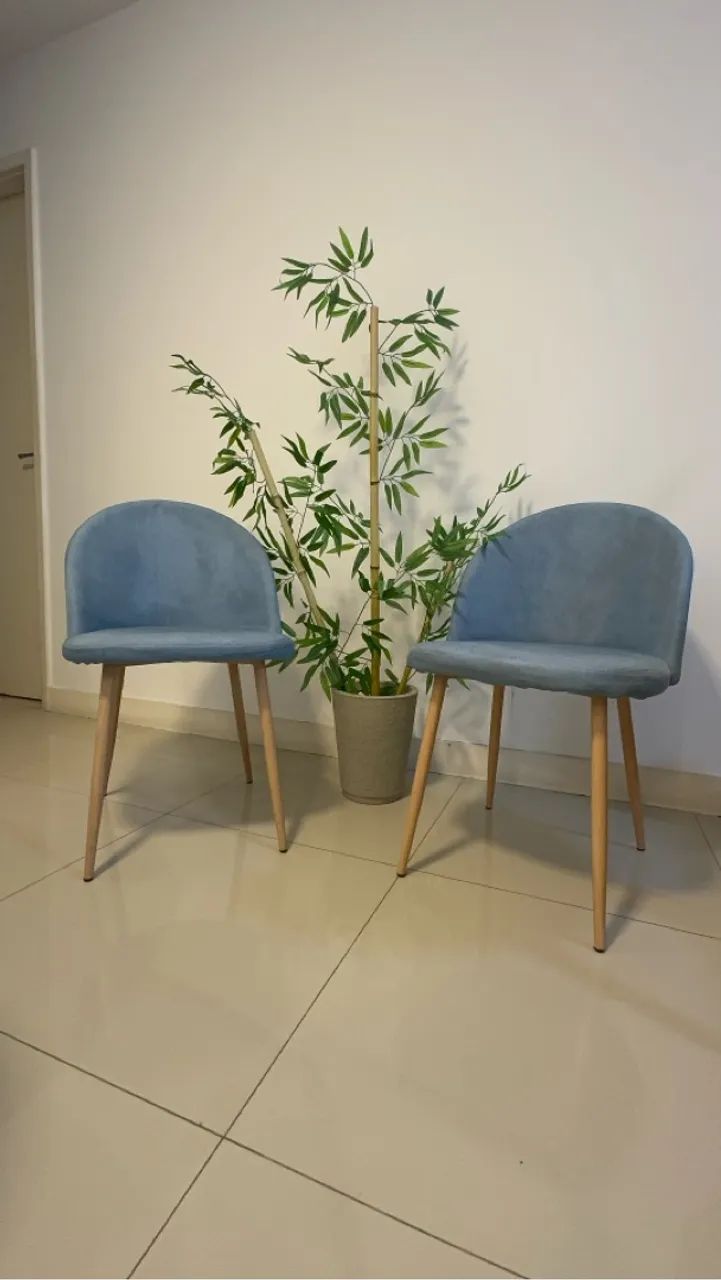 Cadeira decorativa Azul