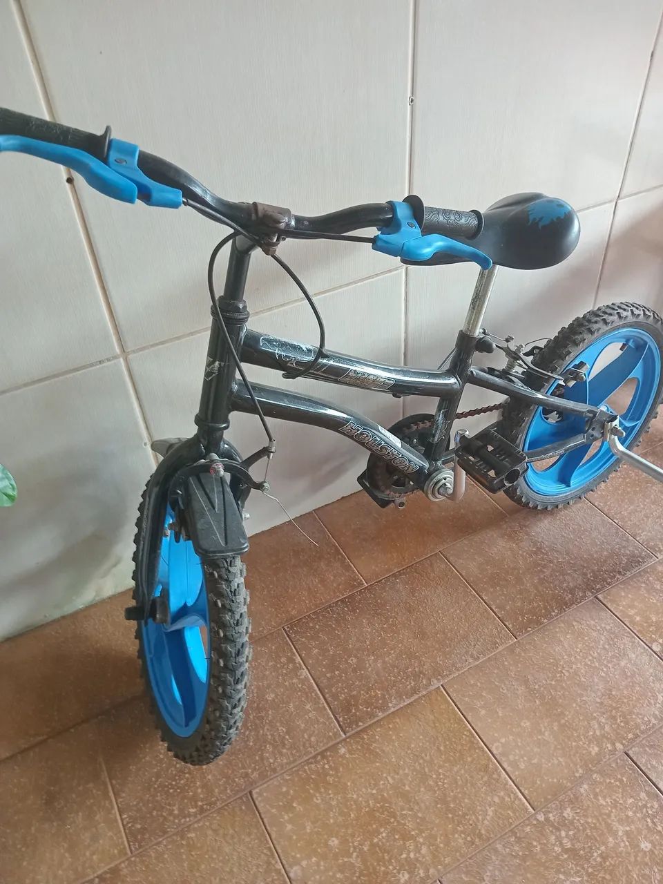 Bicicleta Infantil Aro 16 com Rodas Azul