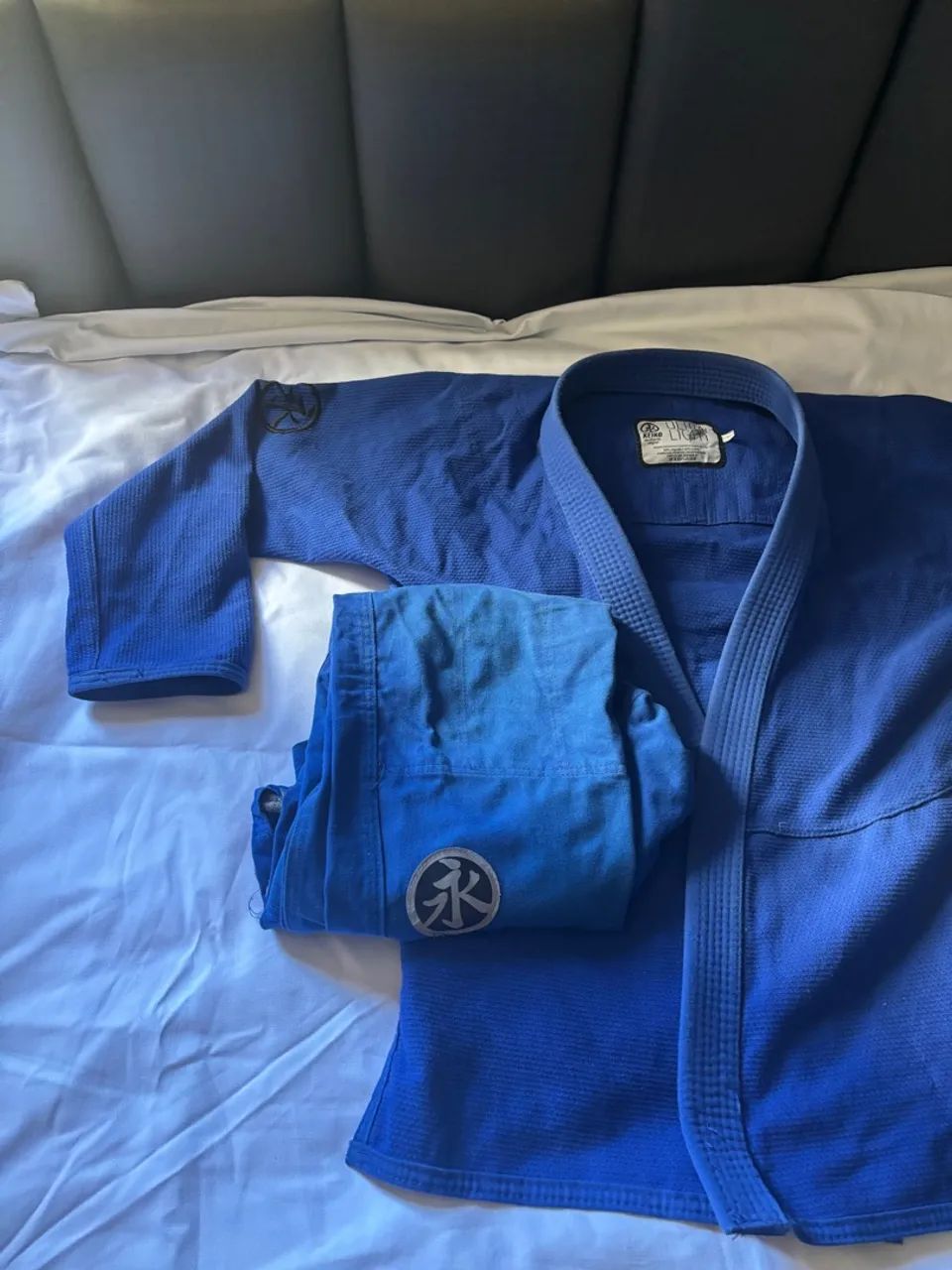 Kimono de Jiu-Jitsu Azul keiko a1 - Foto 4