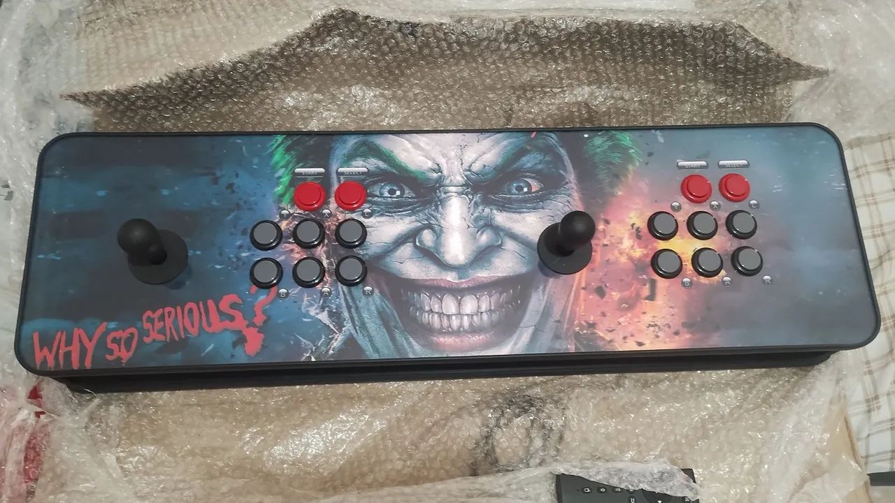 Controle Arcade Joker - 6 botões + 2 joysticks