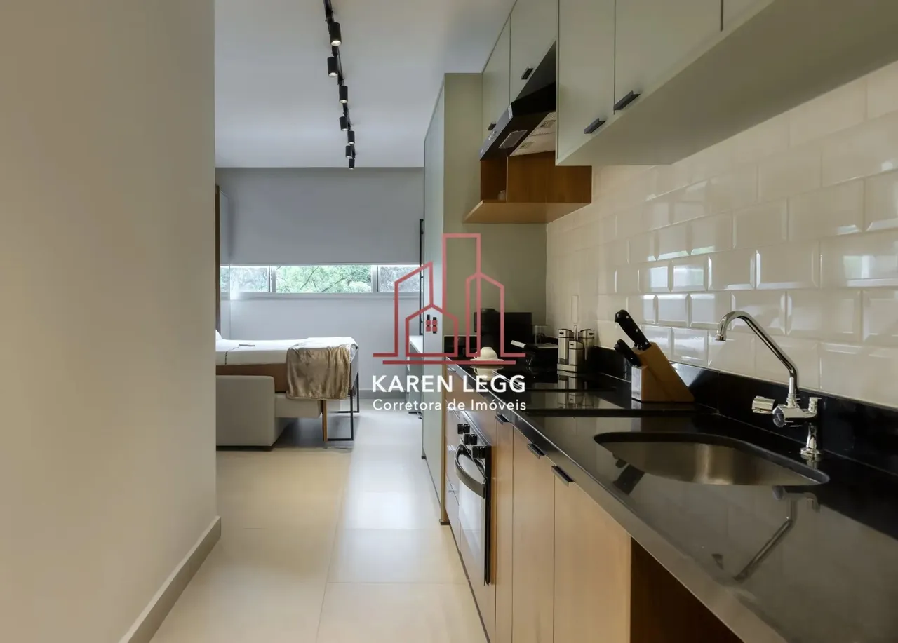 Studios Mobiliados com área externa privativa. Alugue sem fiador!