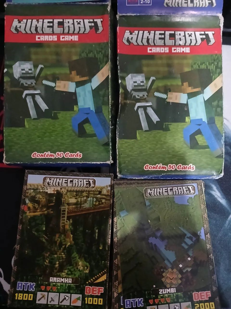 Baralho Minecraft Cards Game - 2 Unidades - Foto 3