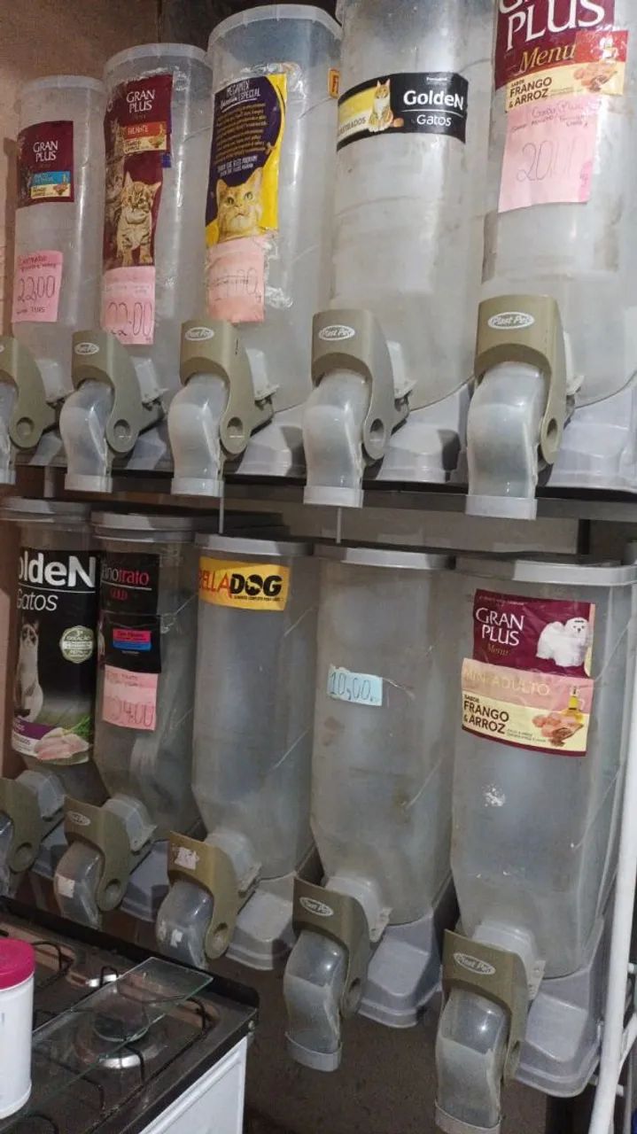 Dispenser de rações para animais