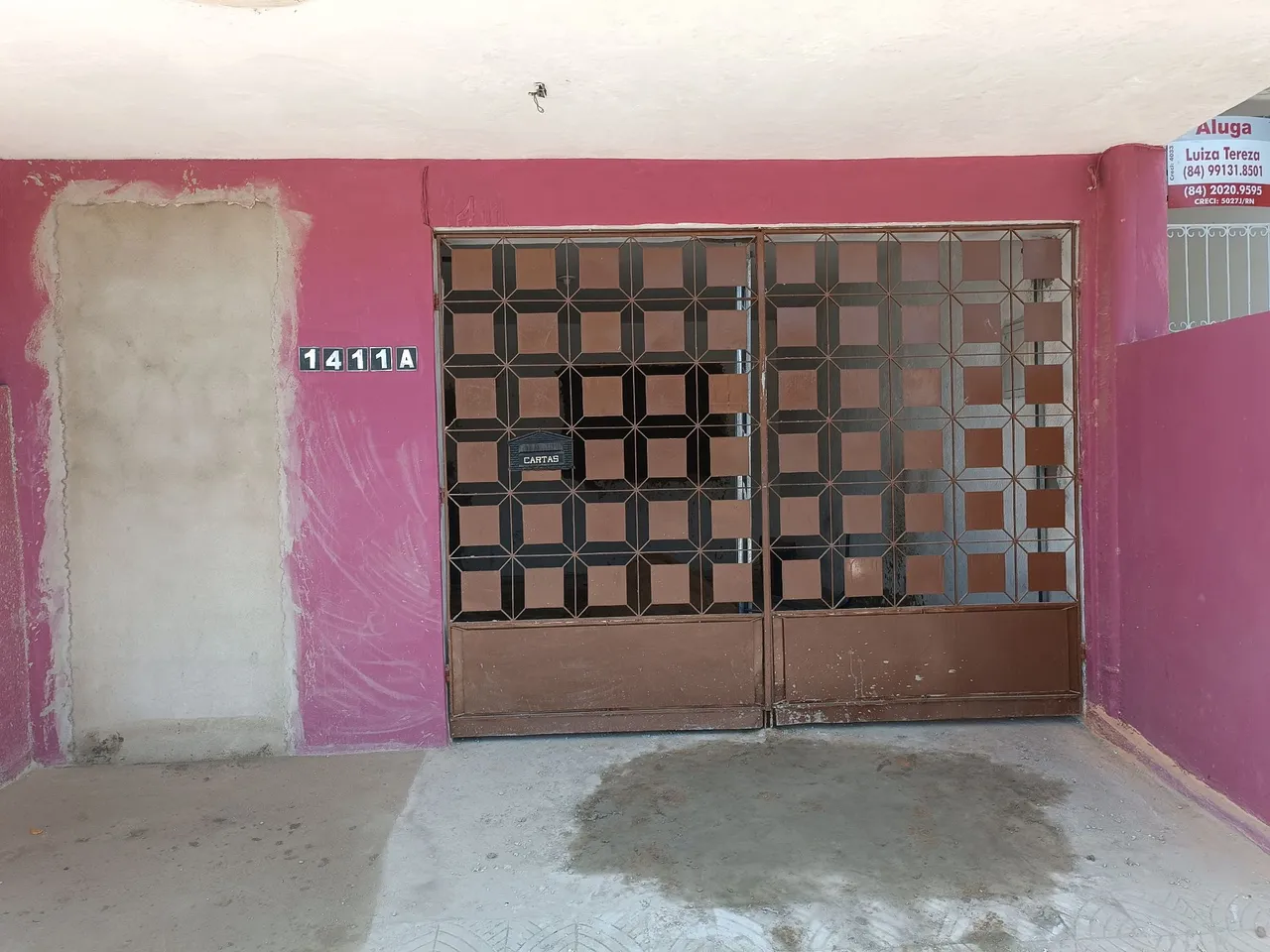 Portão de aço 210 por 280
