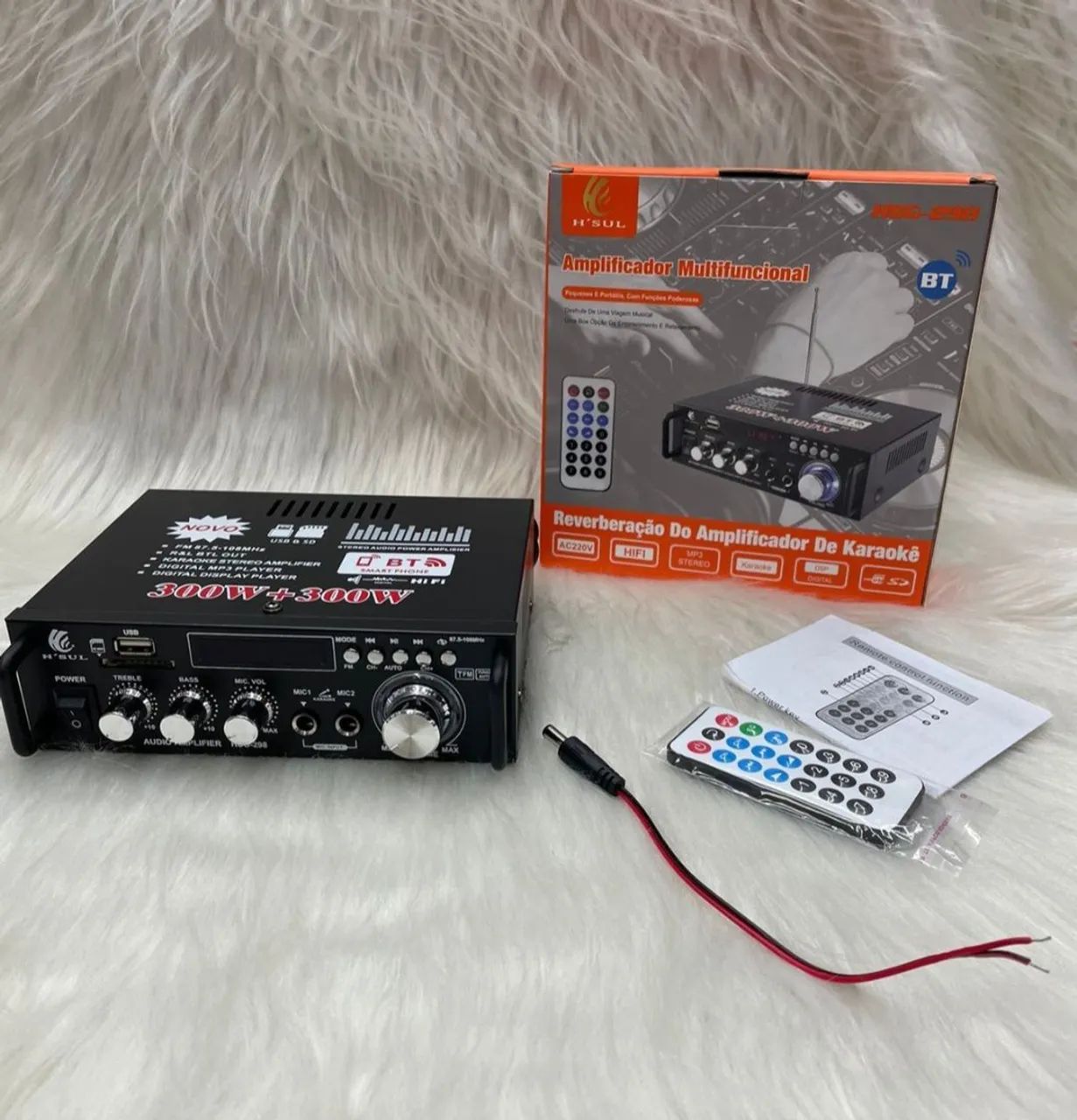 Amplificador Bluetooth 600w 