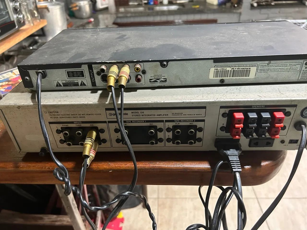 Som Gradiente 126 - Stereo Integrado