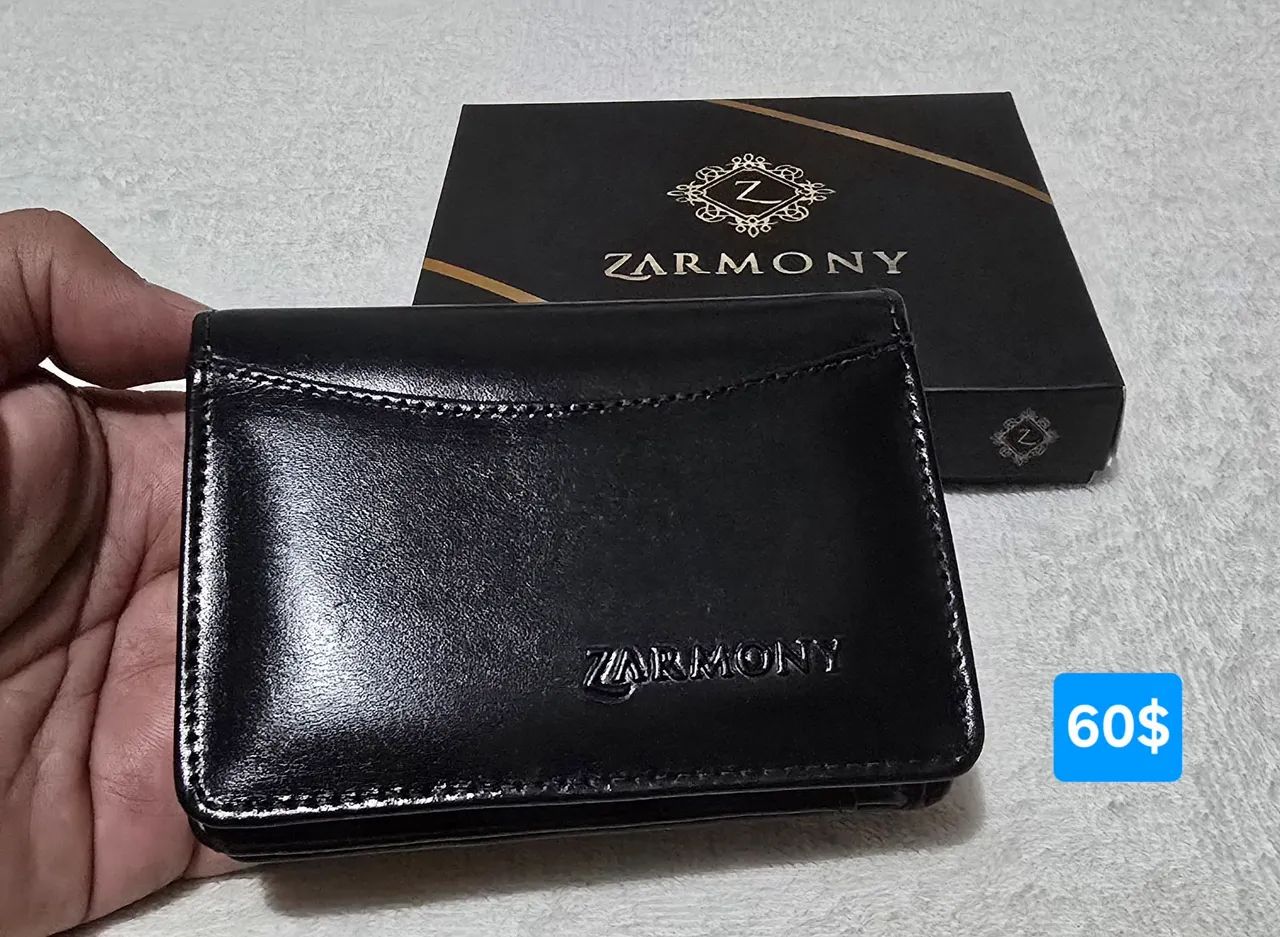 Carteiras de couro da Zarmony original  - Foto 3