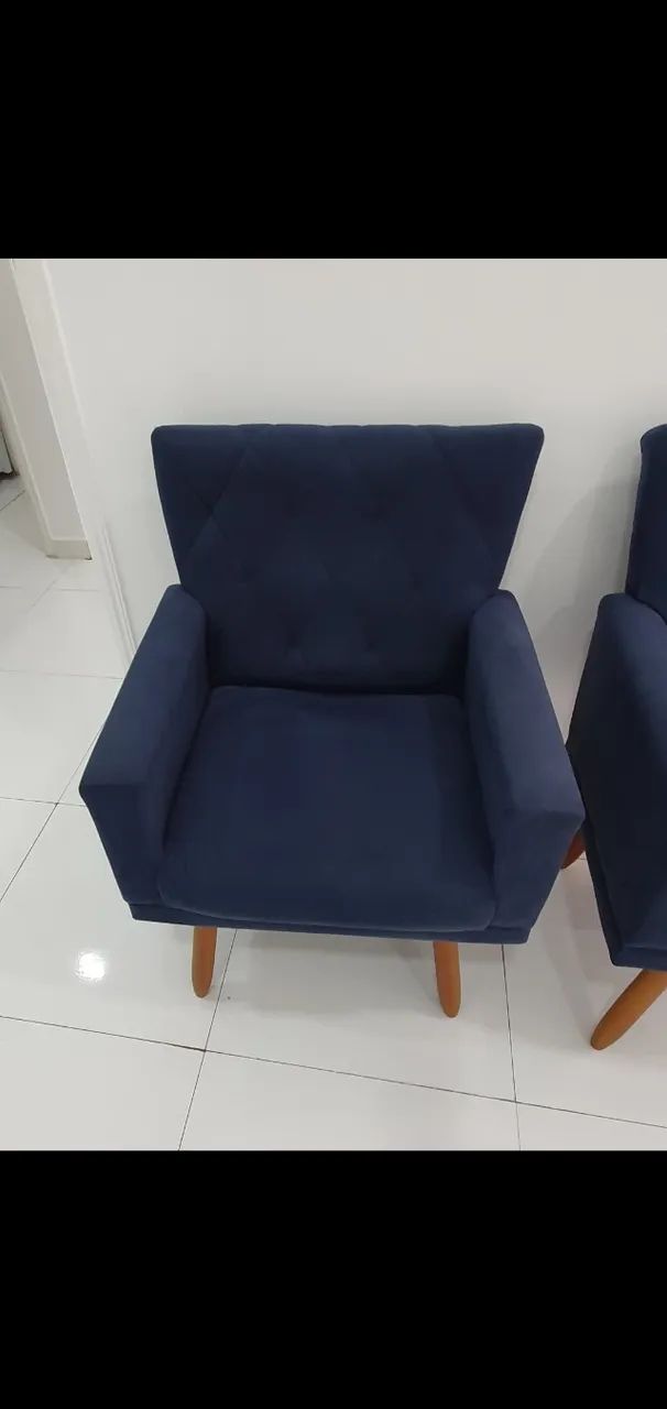 2 Poltronas azuis  - Foto 5