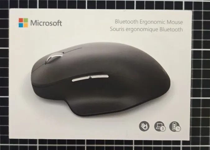 Mouse - Microsoft Ergonômico Bluetooth - Preto - Na Caixa!