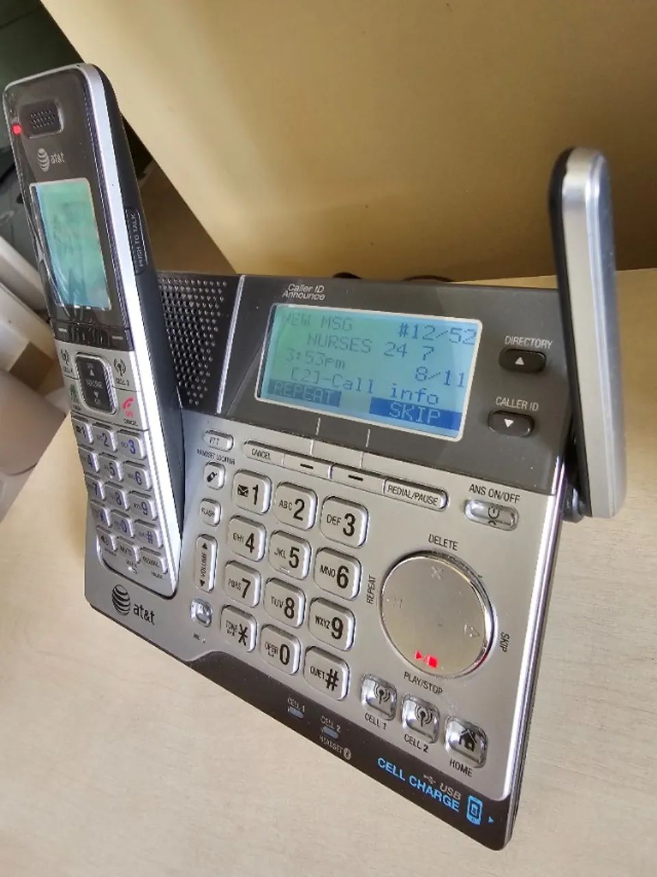 Telefone Sem Fio AT&T CLP99453 com Bluetooth e Identificador de Chamadas - Foto 2