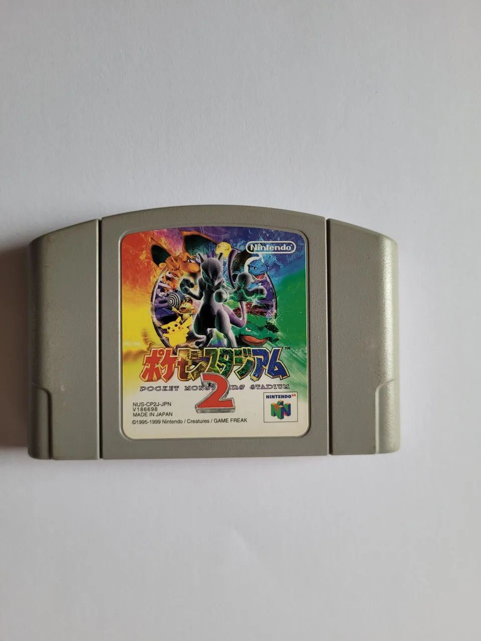 Pokémon Stadium 1 e 2 - Nintendo 64 Original Japonês em ótimo