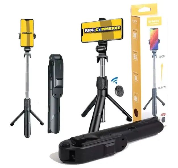 Bastão Selfie Monopod Bmax BMG-35 Retrátil Tripé - Foto 2