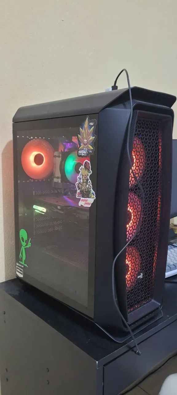  PC Gamer Completo - Ryzen 5, GTX 1660 Super, SSD NVMe, 16GB  + Periféricos de Qualidade - Foto 2