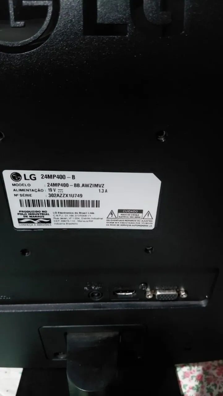 Vendo monitor LG 24 Polegadas  - Foto 3