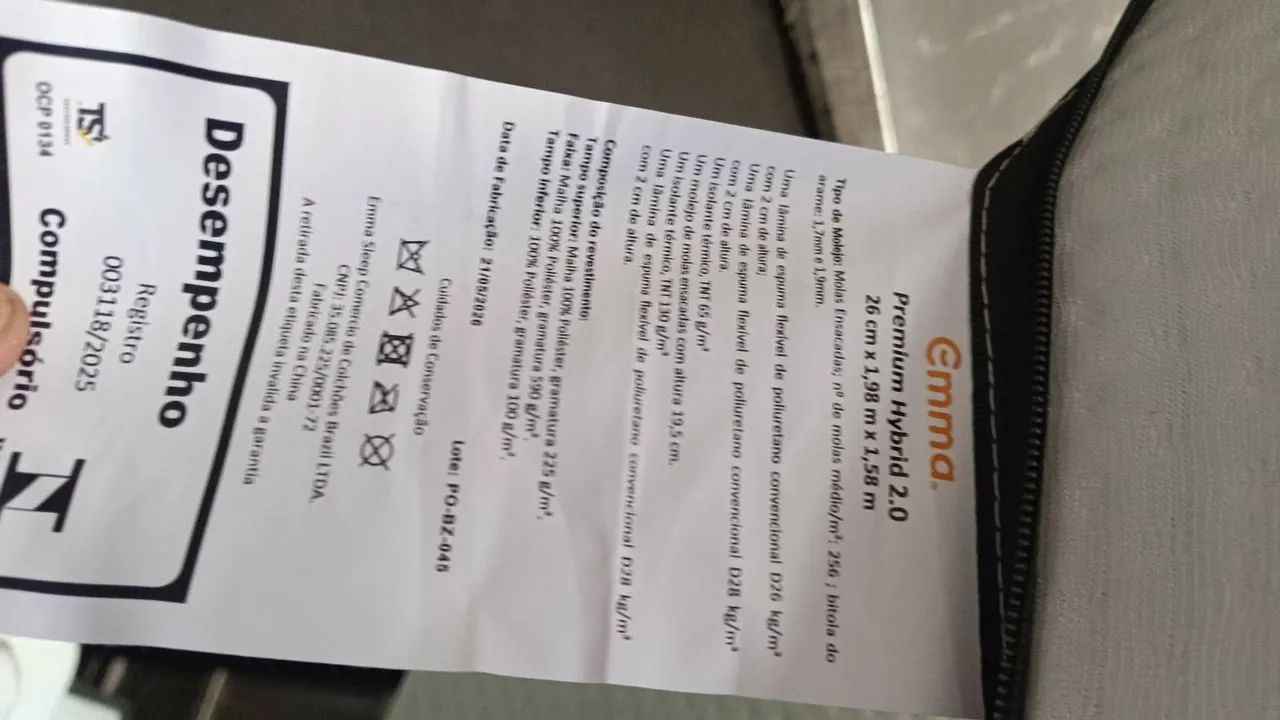 Colchão queen Premium híbrido 2.0