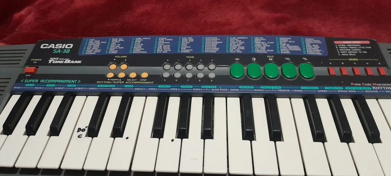 Teclado casio SA-38