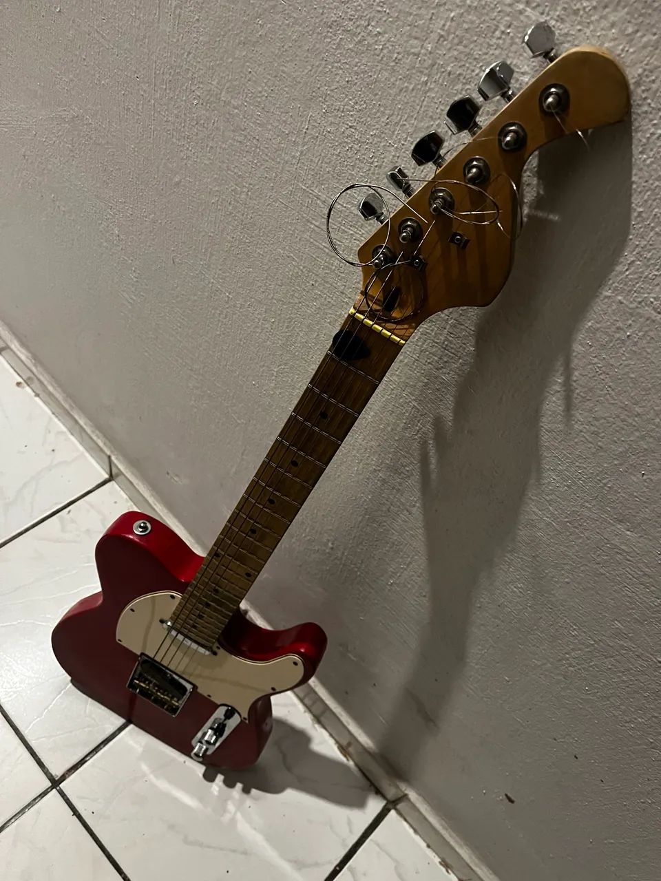 Guitarra Telecaster Vermelha  - Foto 3