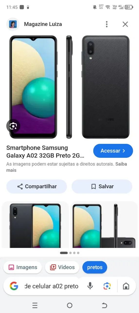 Celular A02 