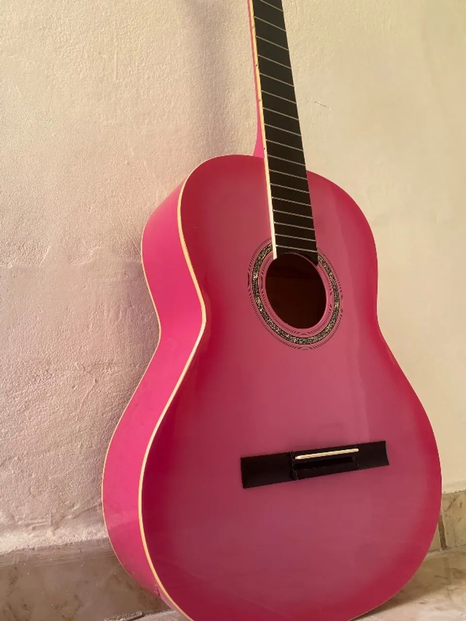 Violão Giannini Rosa Acústico (Com Capa Bag) - Ótimo Estado - Foto 3