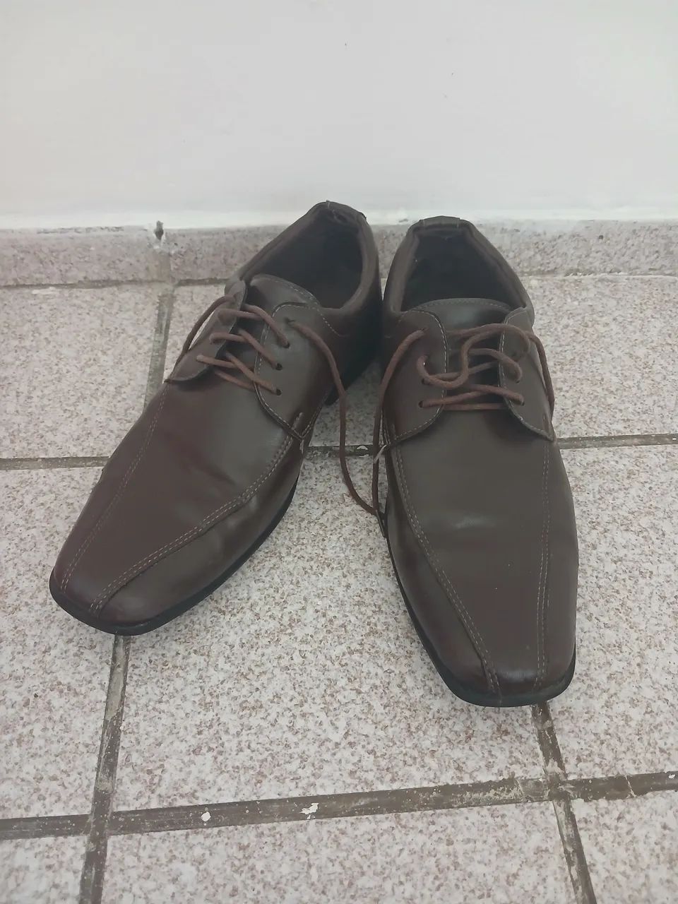 Sapato Social de Couro 41/42 NOVO! - Foto 2