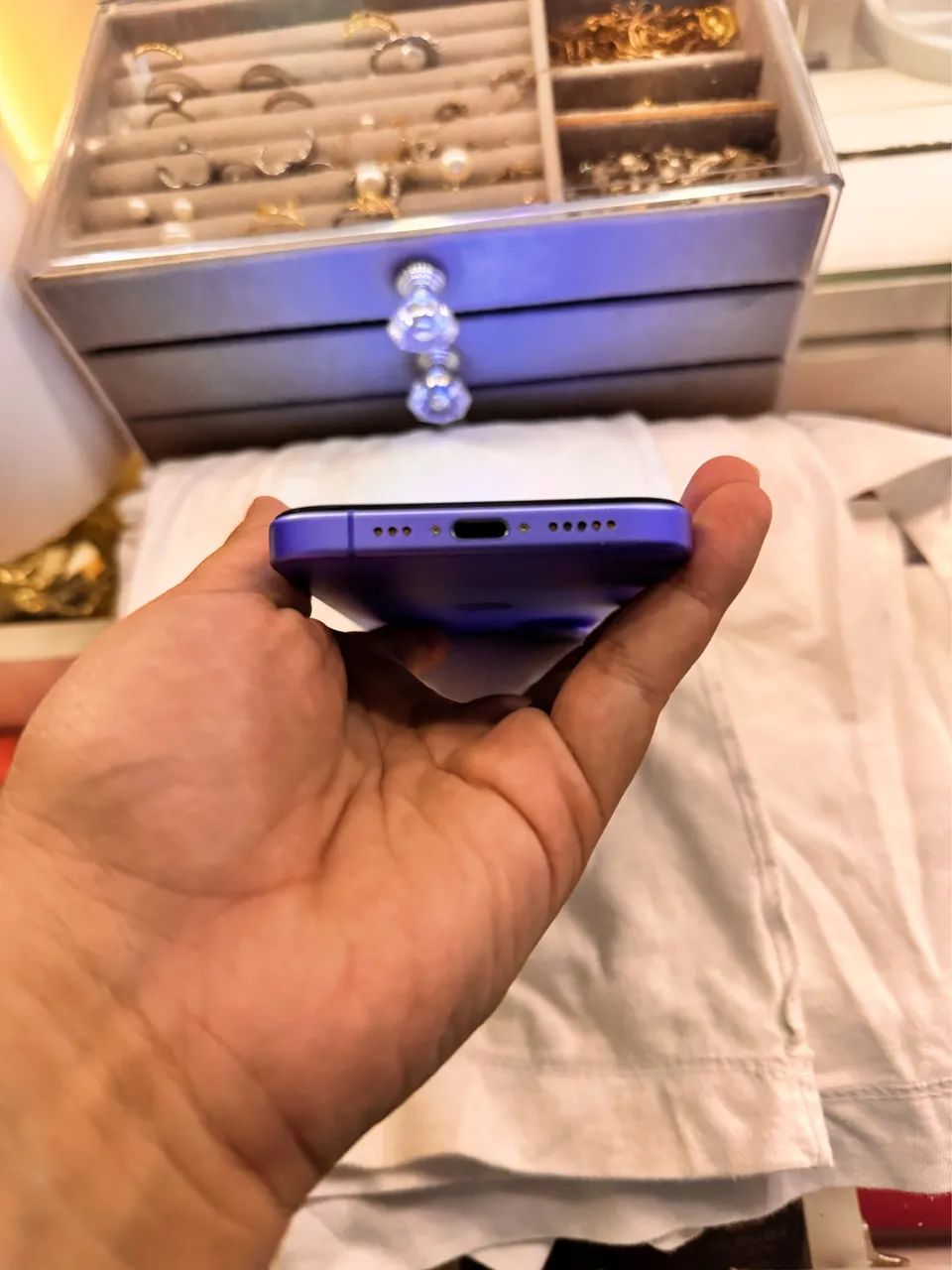 vendo iPhone 16 azul 128gb | IMPECÁVEL  - Foto 3