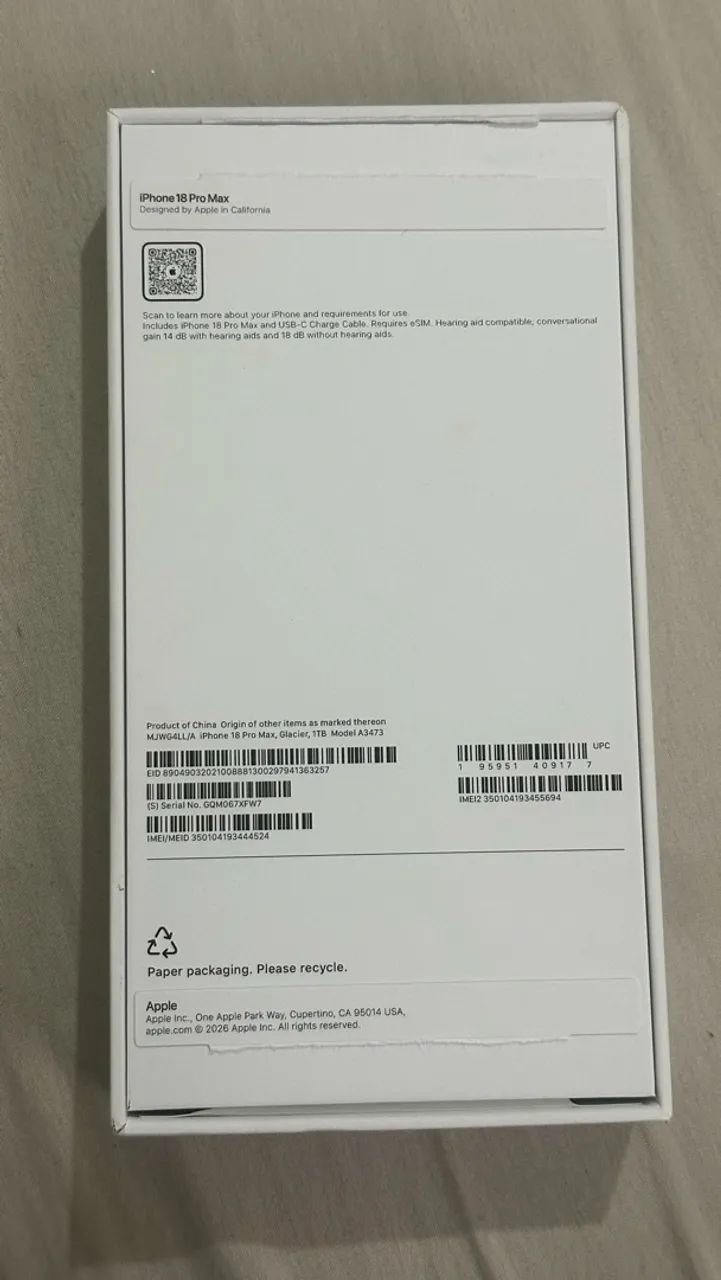 Caixa IPhone 18 Pro Max - Foto 2