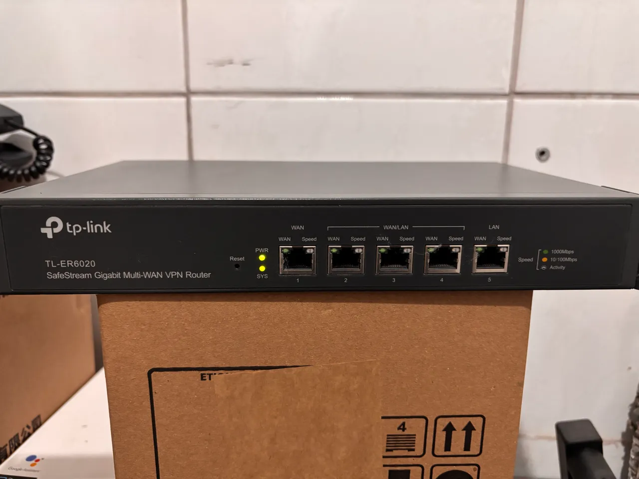 Roteador TP-Link Tl R600Vpn VPN Broadband Gigabit SafeStream