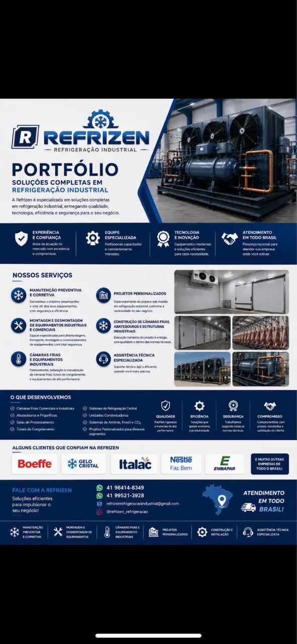 Refrigeração Industrial Soluções Completas