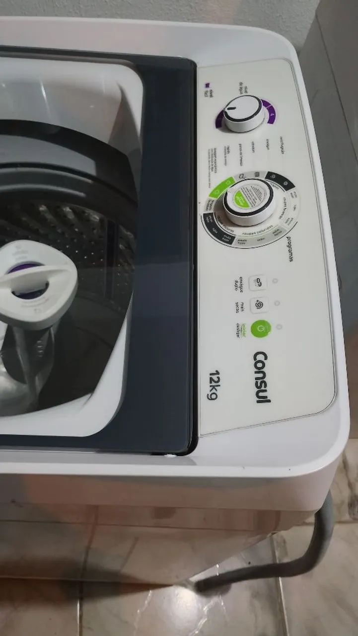Vendo máquina 12kg seme nova  - Foto 2