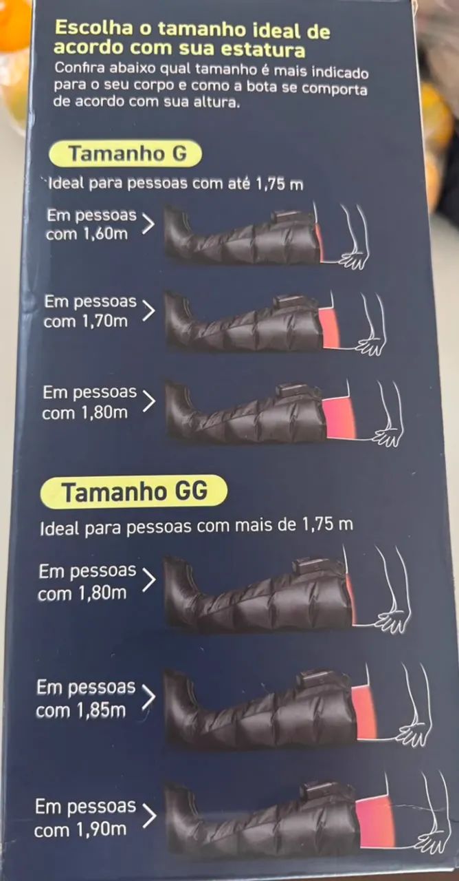 Bota de Compressão Pneumática F10 Pro (NOVA) - Foto 3