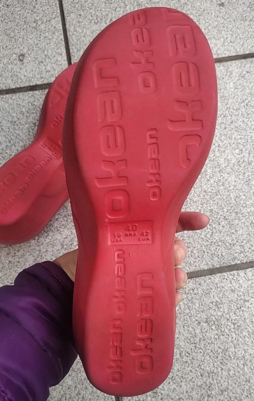 Chinelo plataforma okean Tam 40 - Foto 5