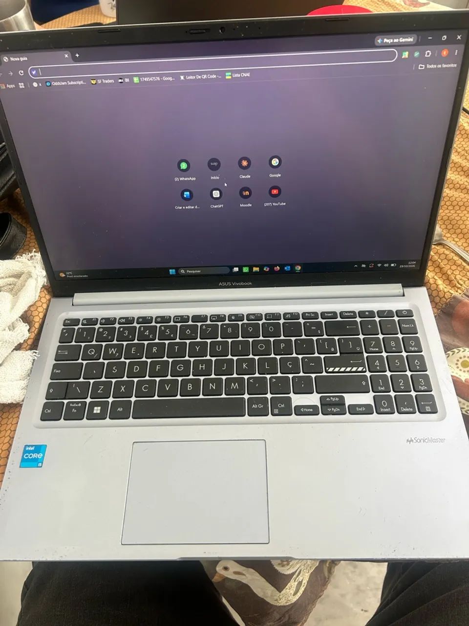 Notebook ASUS VivoBook 15 Core i5 12ª geração