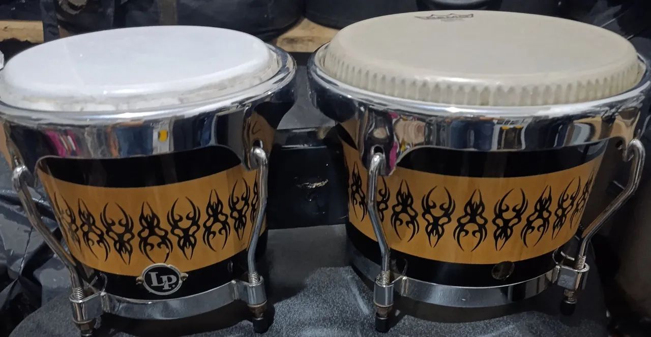 VENDO BONGÔ LP COM PELES SINTÉTICAS  - Foto 4