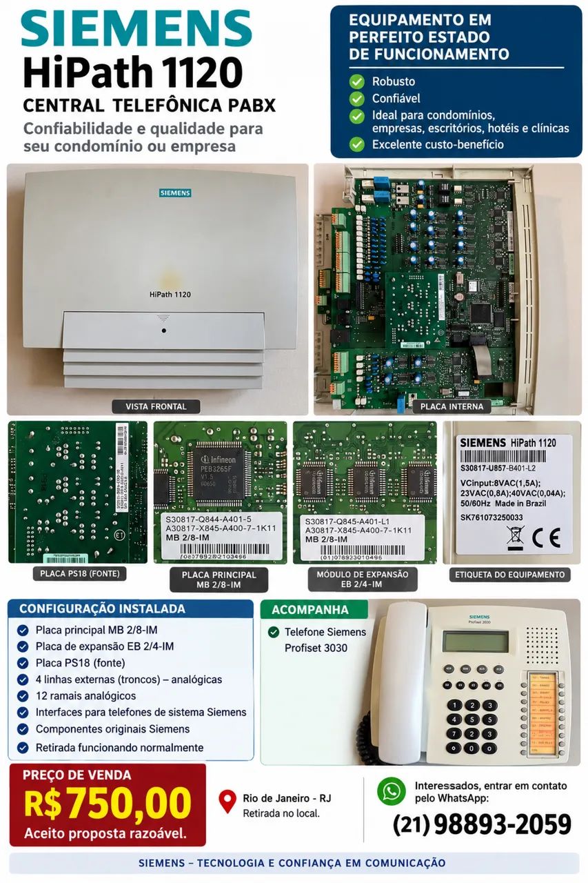 SIEMENS - HIPATH 1120