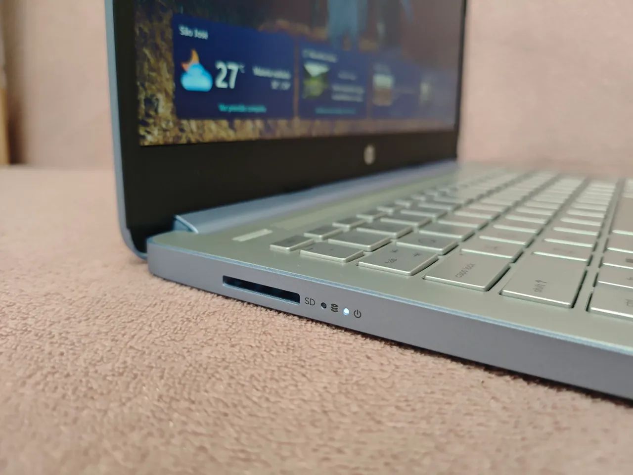 Notebook HP 14" - Azul - Novo - Foto 5