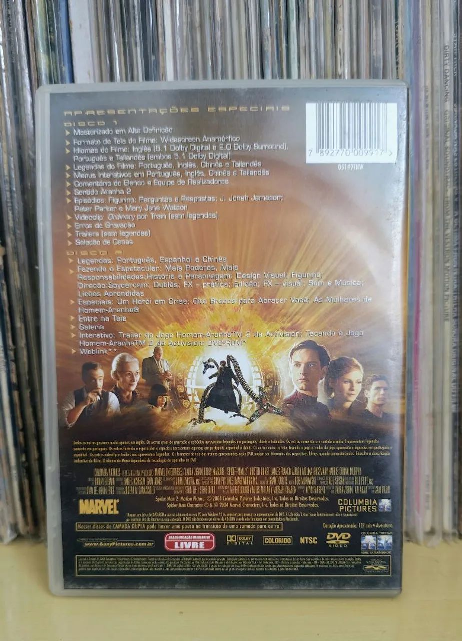 Homem aranha 2 Dvd duplo - Foto 2