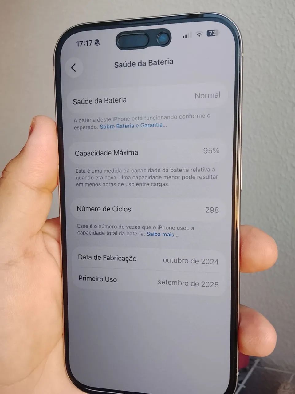 iPhone 16 Pro, 128GB Branco  - Foto 3