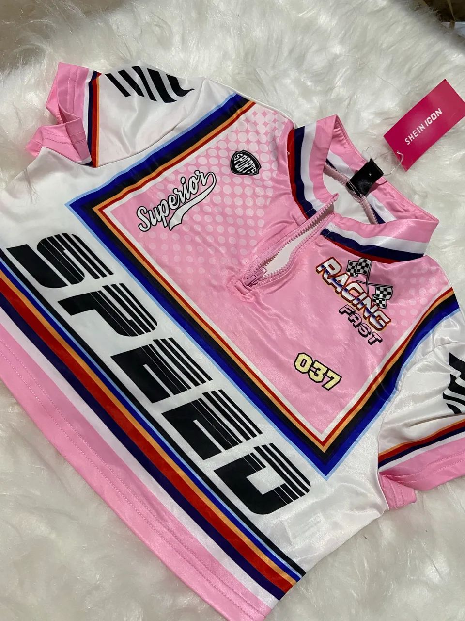 Cropped feminino SHEIN icon rosa  - Foto 4