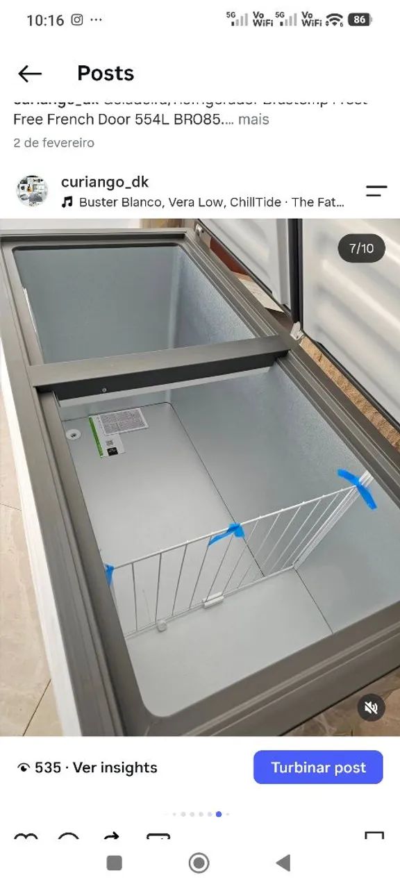 Freezer 528L 