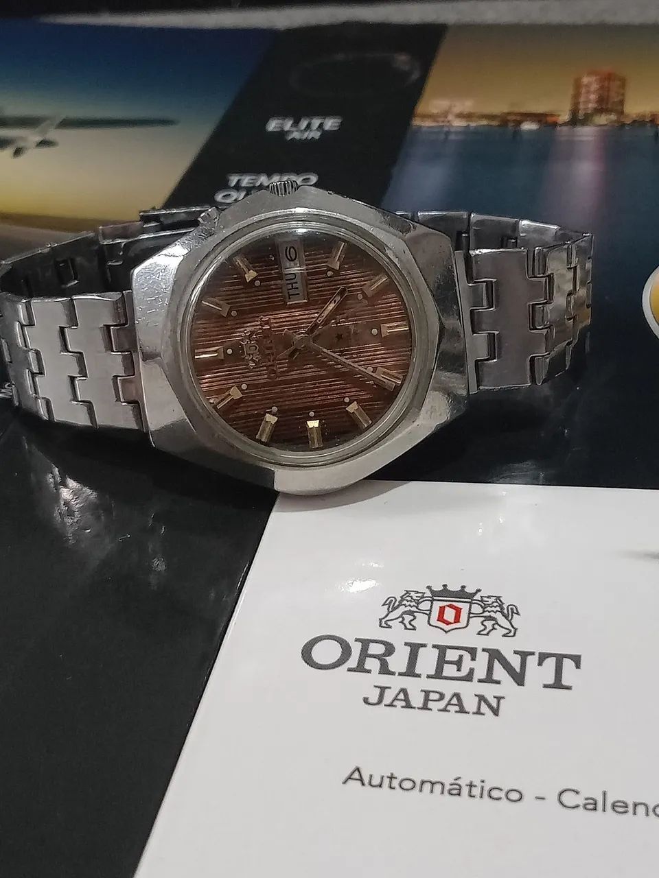 ORIENT três estrelas automático 1976 - Foto 3