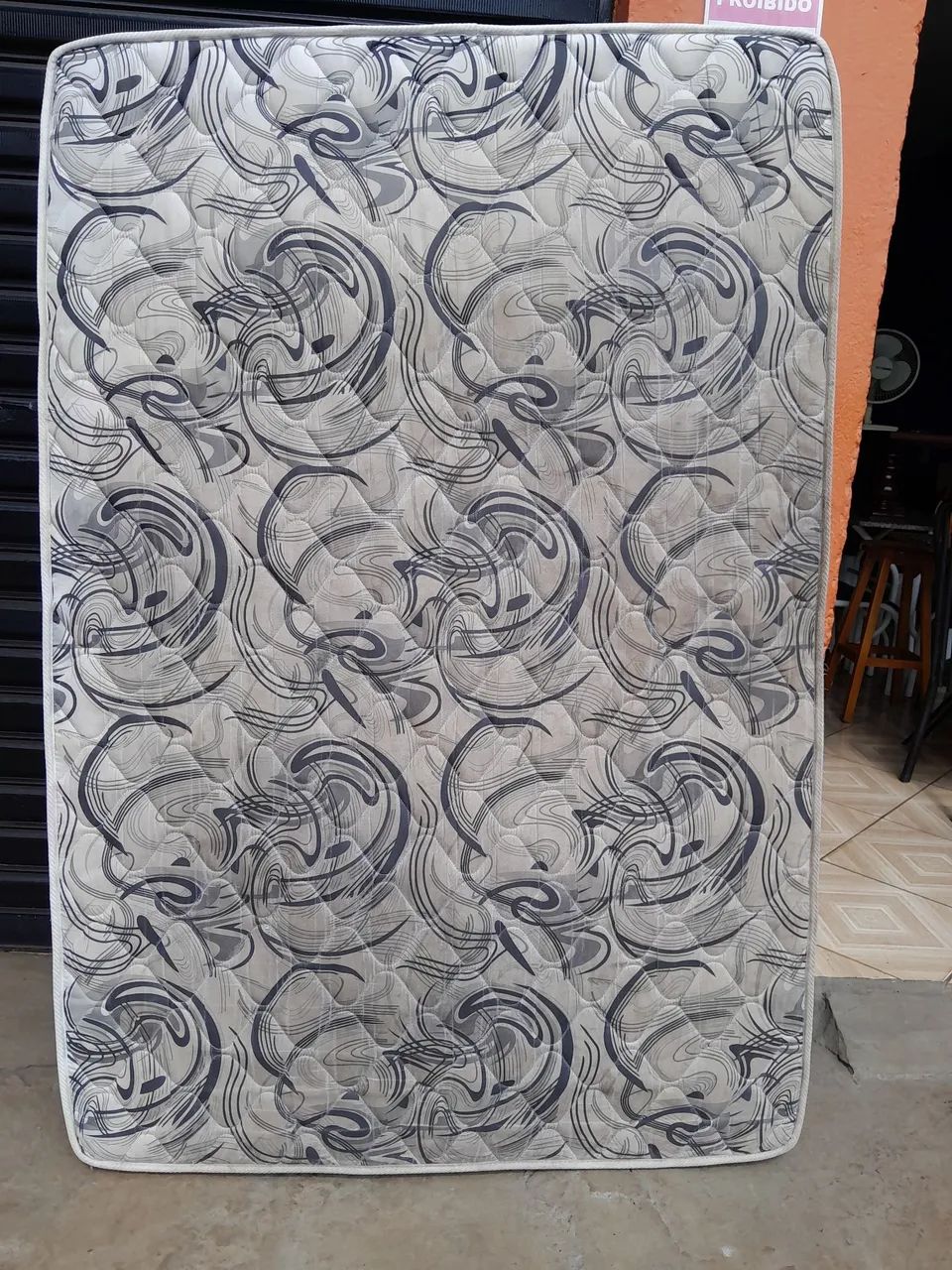 Cama box casal colchão espuma D 33 - Foto 4