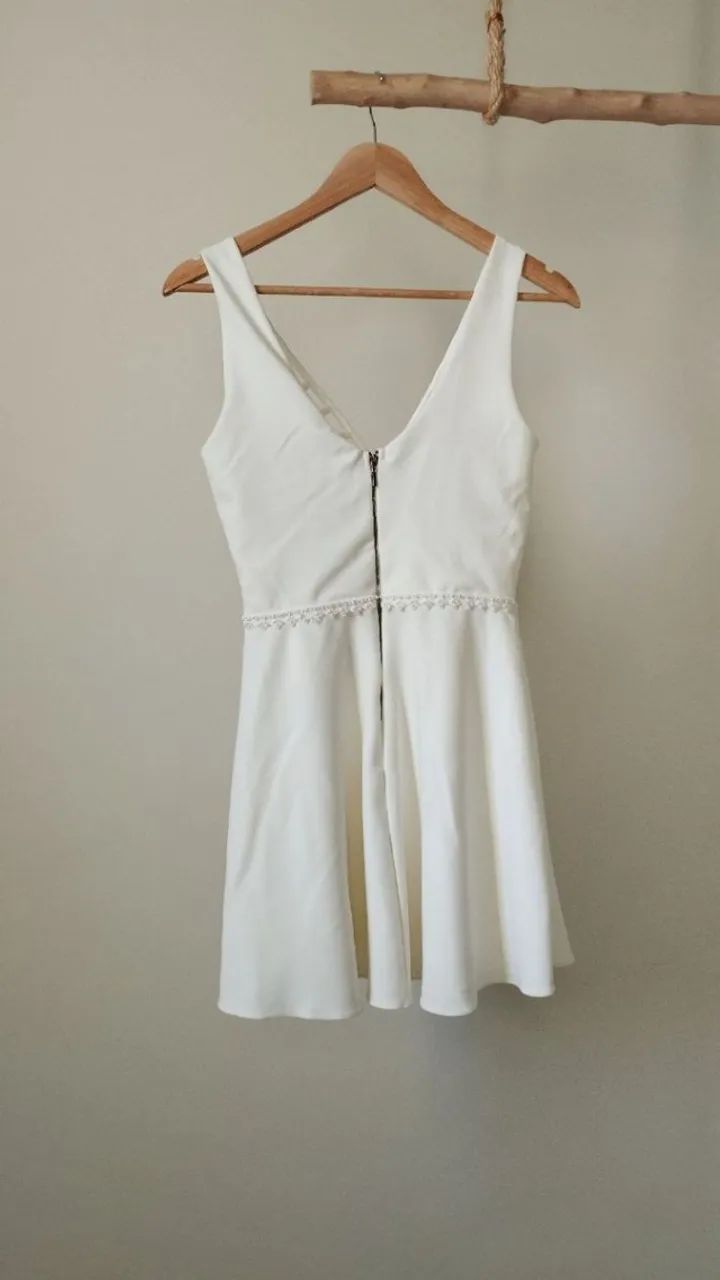 vestido bege bordado - Foto 3