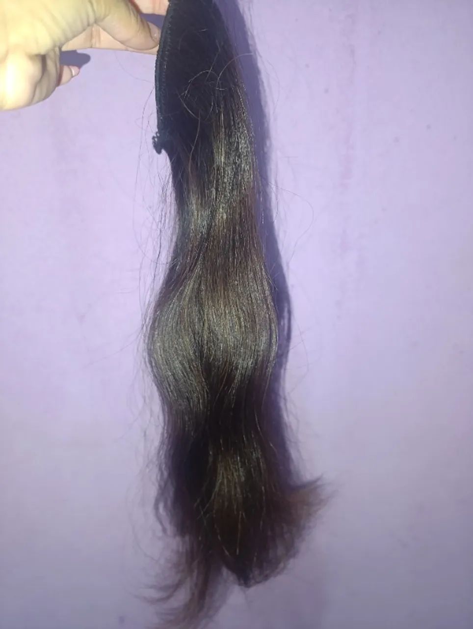 Mega hair na tela  , cabelo humano.