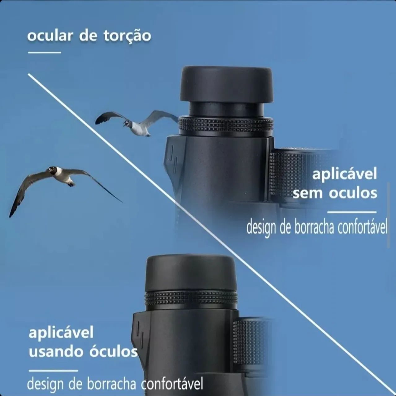 Binóculo Profissional SVBONY 10x42 HD Novo - Oportunidade - Foto 4