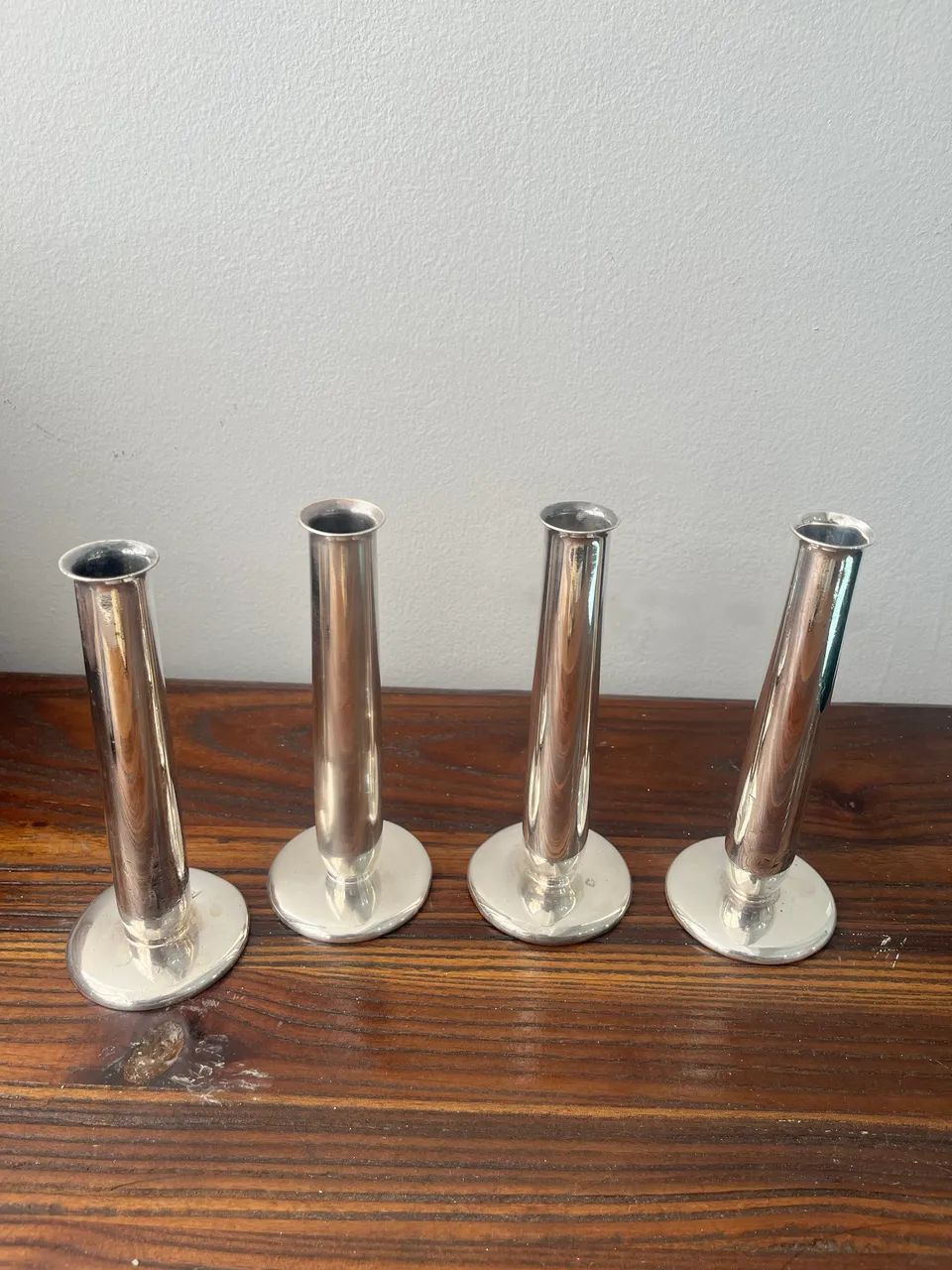 4 castiçais marca Sambonet italiano 